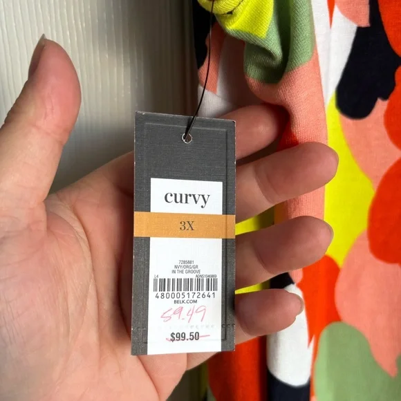 Crown & Ivy Colorful Floral Mini Dress - Picture 3 of 3